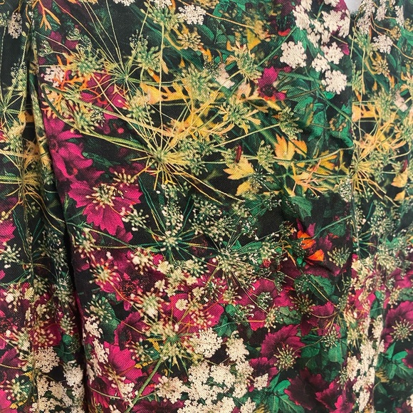 Desigual Womens Floral Cropped Longsleeve Blouse - Picture 7 of 10